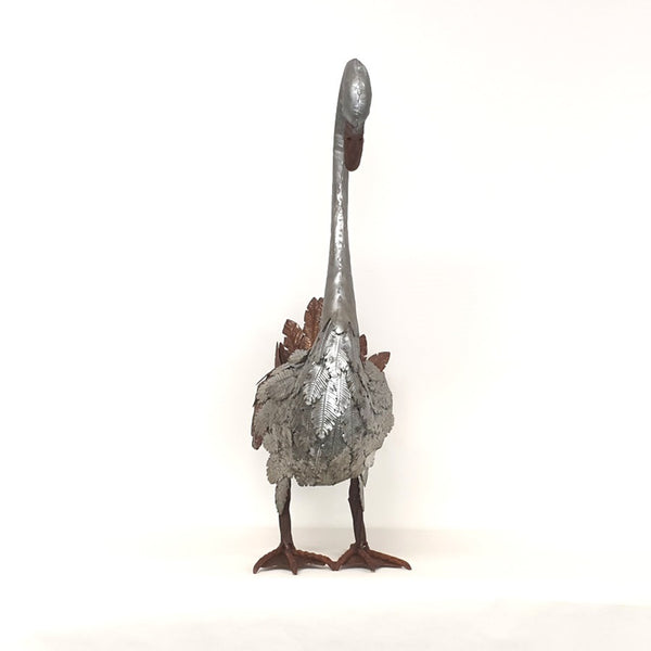 Silver and Rust Swan