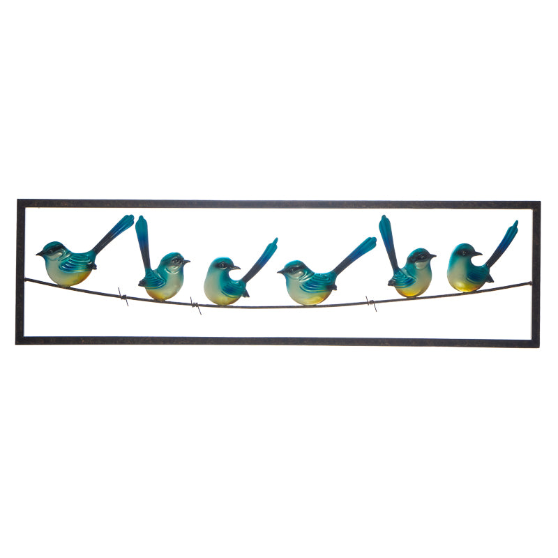 Blue Wren On Wire