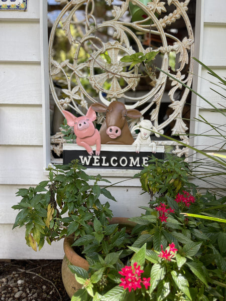 Farmyard Animals with Welcome