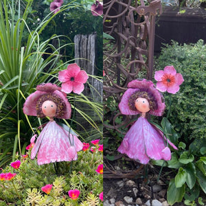 Flower Girl Garden Stakes
