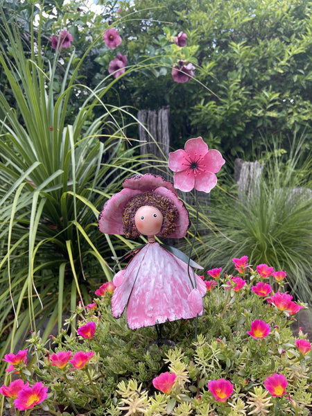 Flower Girl Garden Stakes
