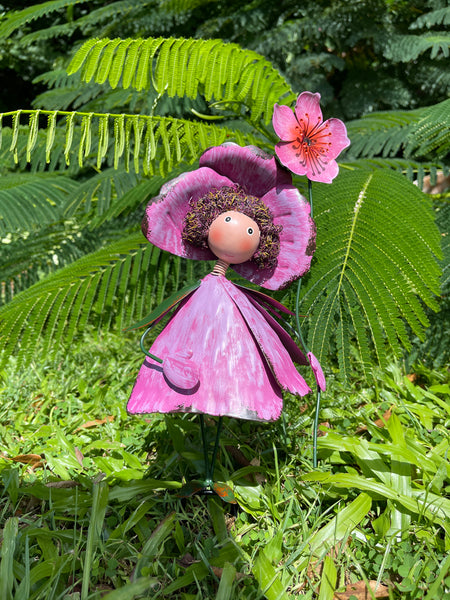 Flower Girl Garden Stakes
