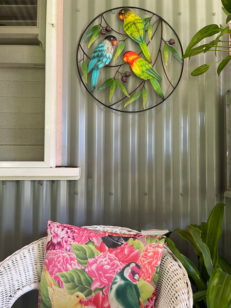 Parrot Trio with Gumnuts