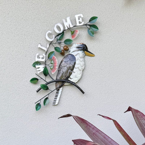 Kookaburra Welcome with Gumnut Flowers