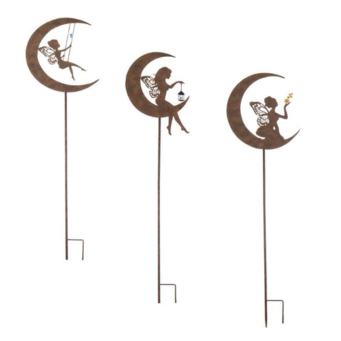 Moon Fairies Garden Stakes