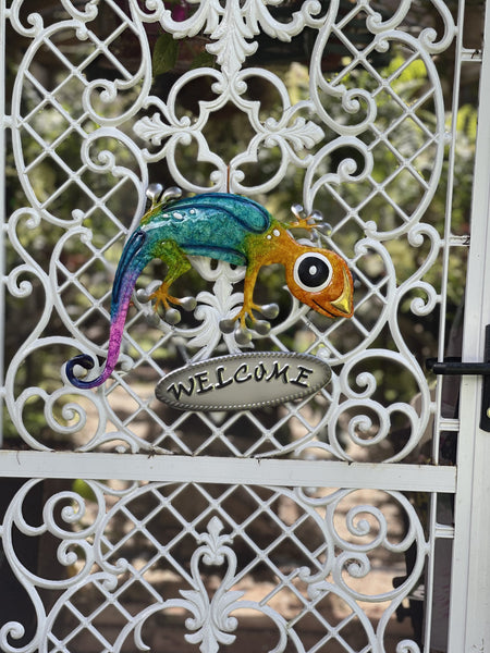 Lizard with Welcome