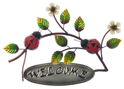 Ladybirds with Welcome Sign